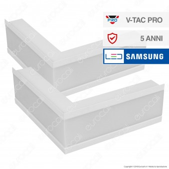 V-Tac PRO VT-7-41LW Coppia di Lampade LED Raccordo a Incasso Linear