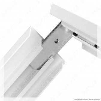 V-Tac Supporto in Metallo con Clip per Montaggio Esterno Pannelli LED 60x60 - SKU 8156