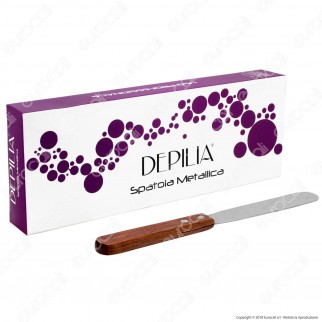 Depilia 1 Spatola in Metallo Riutilizzabile Stendi Ceretta