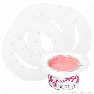 Depilia 5 Cerchietti Salvabordo per Cera in Barattolo e Scaldacera