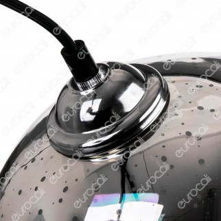 V-Tac VT-7206 Lampadario a Sospensione in Vetro Effetto 3D con Portalampada per Lampadine E27 - SKU 40121