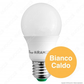 Bot Lighting Airam Frost Lampadina LED E27 5,5W Bulb per Celle