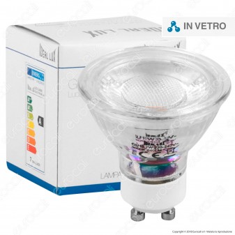 Ideal Lux Lampadina LED GU10 7W COB Faretto Spotlight 60° - mod.