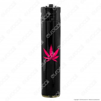 Atomic Festival Accendino Maxi Ricaricabile Fantasia Cannabis - Serie di 4 Accendini