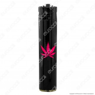 Atomic Festival Accendino Maxi Ricaricabile Fantasia Cannabis - Serie di 4 Accendini