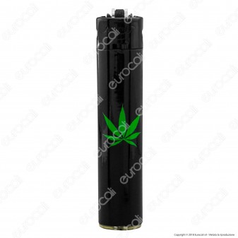 Atomic Festival Accendino Maxi Ricaricabile Fantasia Cannabis - Serie di 4 Accendini