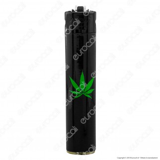 Atomic Festival Accendino Maxi Ricaricabile Fantasia Cannabis - Serie di 4 Accendini