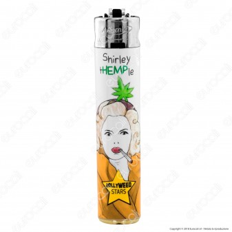 Atomic Festival Accendino Maxi Ricaricabile Fantasia Hollyweed - Serie di 4 Accendini