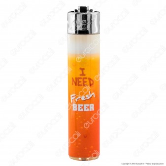 Atomic Festival Accendino Maxi Ricaricabile Fantasia Fresh Beer - Serie di 4 Accendini