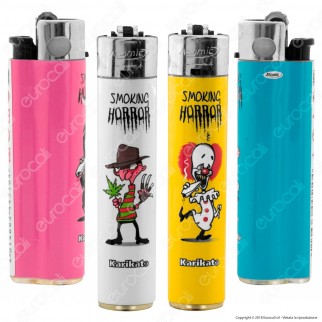 Atomic Festival Accendino Maxi Ricaricabile Fantasia Horror - Serie di 4 Accendini