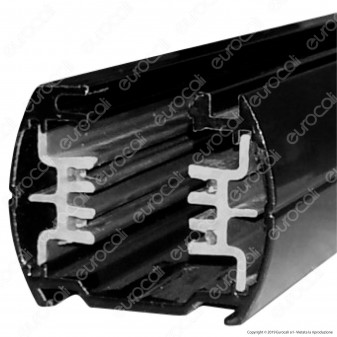 V-Tac Binario a 4 Poli in Alluminio Track Light Colore Nero Lunghezza 1,5 Metri - SKU 9952