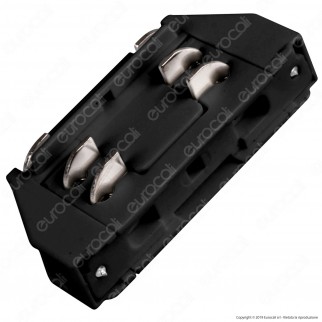 V-Tac Connettore a 4 Poli Colore Nero per Track Light - SKU 3656