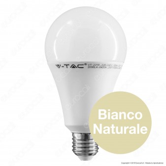 V-Tac VT-2218 Lampadina LED E27 18W Bulb A80 - SKU 2707 / 2708 / 2709