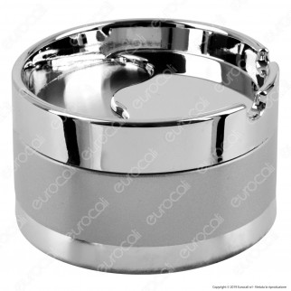 Atomic Posacenere Grigio da Tavolo in Metallo