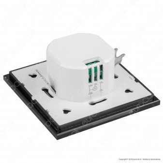 V-Tac VT-8084 Sensore di Movimento a Microonde Colore Nero - SKU 15031