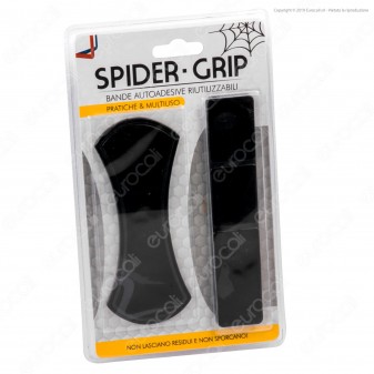 Intergross Spider Grip Bande Autoadesive Multiuso Colore Nero - Confezione da 2 Bande