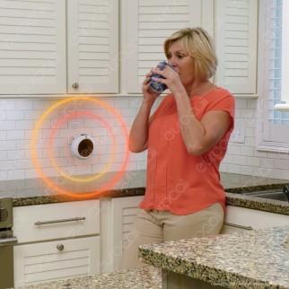 Intergross Insta Caldo Mini Stufetta da Parete con Telecomando