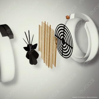 Intergross Insta Caldo Mini Stufetta da Parete con Telecomando