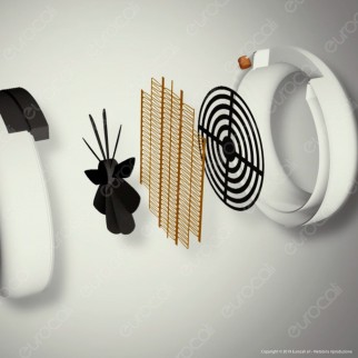 Intergross Insta Caldo Mini Stufetta da Parete con Telecomando