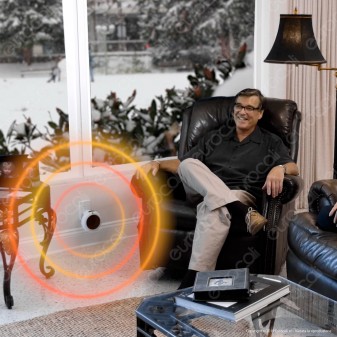 Intergross Insta Caldo Mini Stufetta da Parete con Telecomando