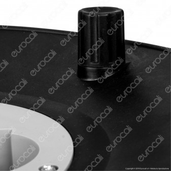 V-Tac Prolunga Avvolgicavo Spina 16A e 4 Prese 10/16A Bipasso/Schuko Colore Nero 25 metri - SKU 8703