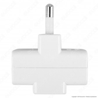 V-Tac Multipresa Adattatore Triplo con Spina 16A - SKU 8722