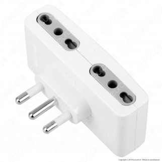 V-Tac Multipresa Adattatore Quadruplo con Spina 16A - SKU 8726