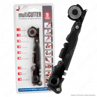 Intergross Multicutter Strumento da Taglio Multiuso con 9 Funzioni