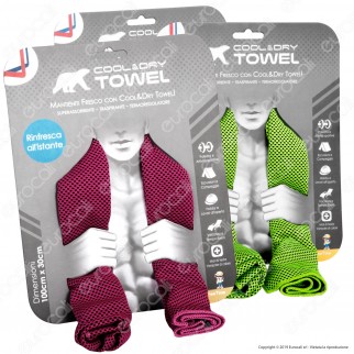 Intergross Cool & Dry Towel Asciugamano in Microfibra con Effetto Rinfrescante