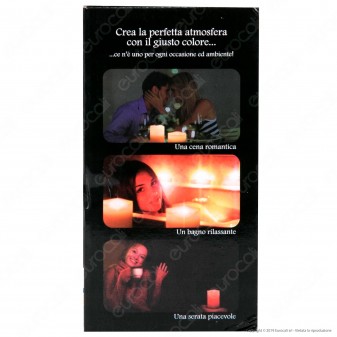 Intergross Color Candles 3 Candele LED RGB in Vera Cera con Telecomando - 10cm / 12cm / 15cm