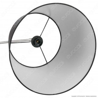 V-TAC VT-7451 Piantana in Metallo con Portalampada per Lampadine E27 Colore Nero - SKU 8564