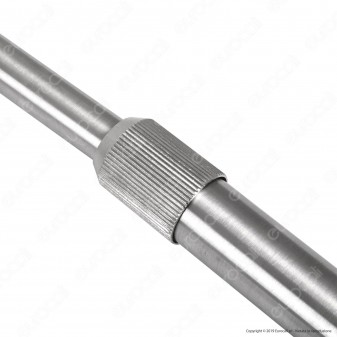 V-TAC VT-7451 Piantana in Metallo con Portalampada per Lampadine E27 Colore Nero - SKU 8564