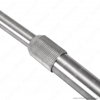 V-TAC VT-7451 Piantana in Metallo con Portalampada per Lampadine E27 Colore Nero - SKU 8564