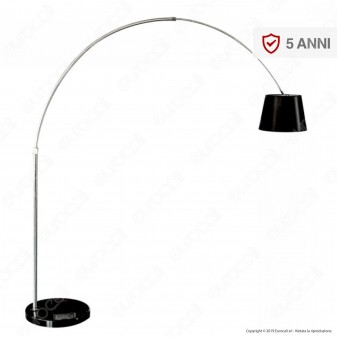 V-TAC VT-7451 Piantana in Metallo con Portalampada per Lampadine E27 Colore Nero - SKU 8564