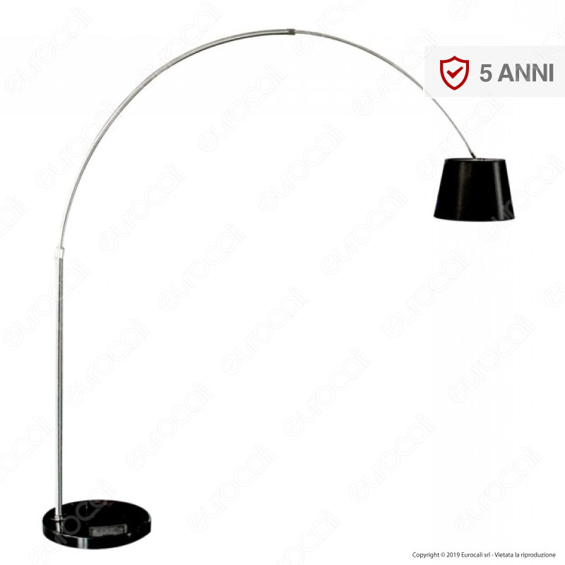 V-TAC VT-7451 Piantana in Metallo con Portalampada per Lampadine E27 Colore Nero - SKU 8564