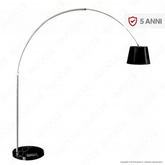 V-TAC VT-7451 Piantana in Metallo con Portalampada per Lampadine E27 Colore Nero - SKU 8564