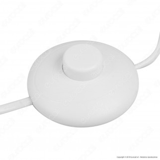 V-TAC VT-7451 Piantana in Metallo con Portalampada per Lampadine E27 Colore Bianco - SKU 8565