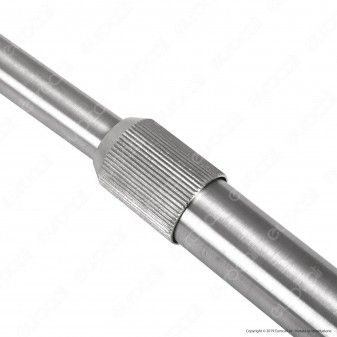 V-TAC VT-7451 Piantana in Metallo con Portalampada per Lampadine E27 Colore Bianco - SKU 8565