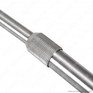 V-TAC VT-7451 Piantana in Metallo con Portalampada per Lampadine E27 Colore Bianco - SKU 8565