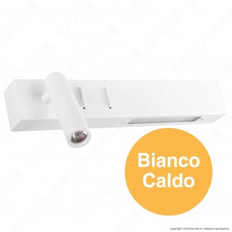 V-Tac PRO VT-2953 Lampada da Muro Wall Light LED CREE 3W + SMD 6W Colore Bianco - SKU 1488