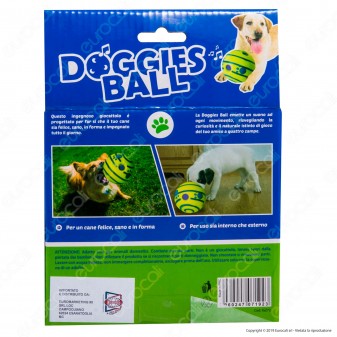 Intergross Doggies Ball Palla Sonora in Plastica per Cani