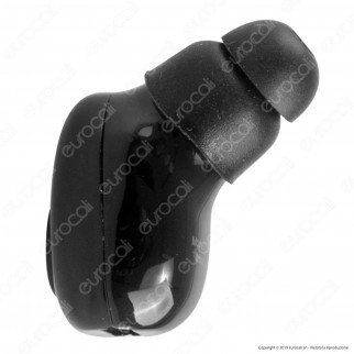 V-Tac VT-6500 Auricolare Bluetooth Mini Earbuds Colore Nero - SKU 7704