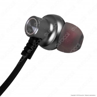 V-Tac VT-6166 Coppia di Auricolari Bluetooth Sports Earphones Colore Nero - SKU 7710