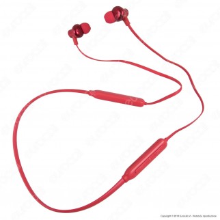 V-Tac VT-6166 Coppia di Auricolari Bluetooth Sports Earphones Colore Nero - SKU 7710