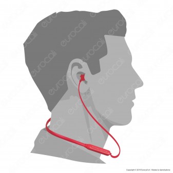 V-Tac VT-6166 Coppia di Auricolari Bluetooth Sports Earphones Colore Nero - SKU 7710