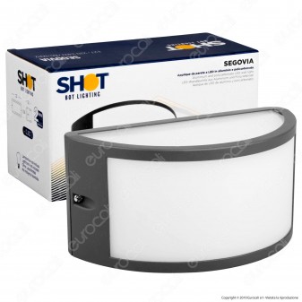 Bot Lighting Applique per Lampadine E27 mod. Segovia1 - Colore Grigio