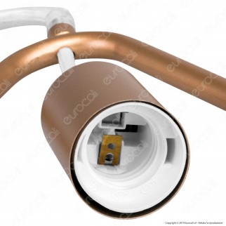 V-TAC VT-7321 Lampadario a Sospensione in Metallo con Portalampada per Lampadine E27 - SKU 3837