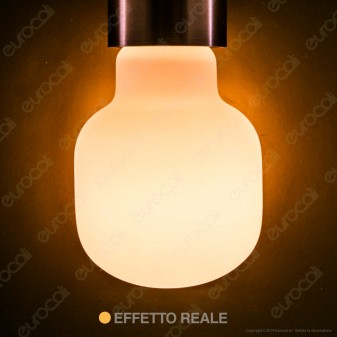 Daylight MILO Lampadina E27 Filamento LED 6W Tubolare Effetto