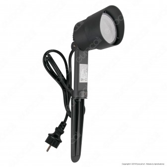Lutec Explorer Lampada LED da Terra Inclinabile 7W RGB+W 3in1 WiFi IP54 - mod. 6609205118