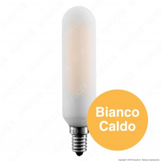 Daylight Lampadina E14 Tubolare T30 Filamento LED 4W Effetto Porcellana Dimmerabile CRI≥90 - mod. 700258.00L